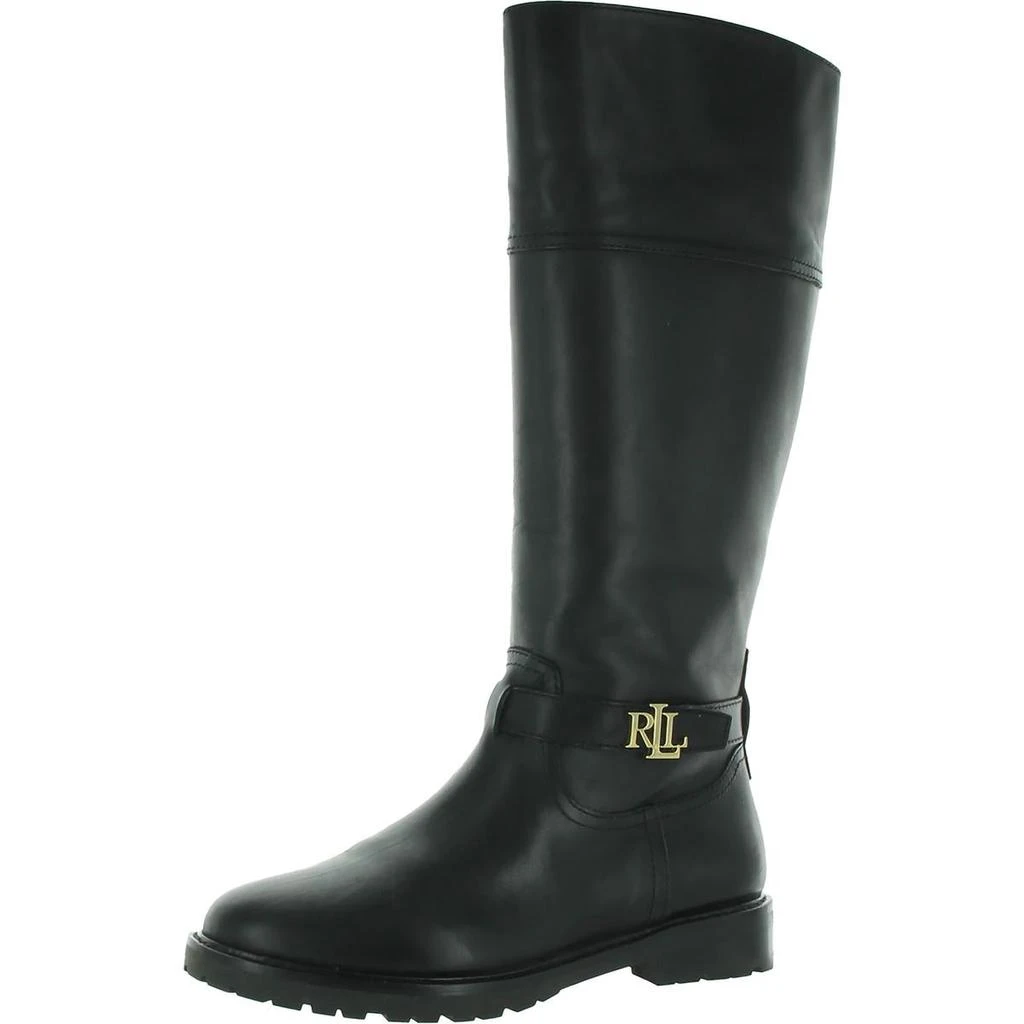 商品Ralph Lauren|Lauren Ralph Lauren Womens Everly Leather Tall Mid-Calf Boots,价格¥699,第1张图片