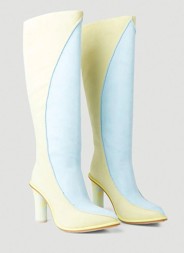 商品UGG|Colour Block High Heel Boots in Yellow,价格¥1178,第5张图片详细描述