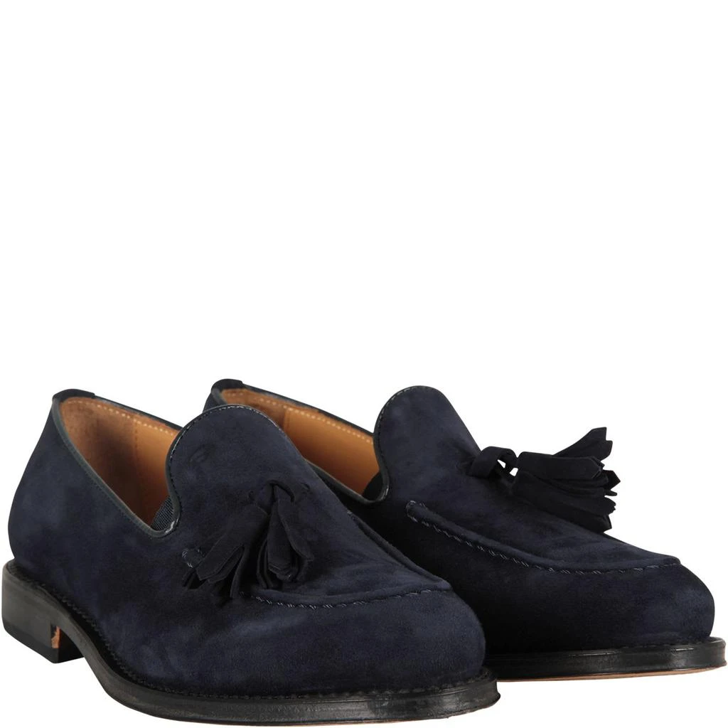 商品Gallucci|Gallucci Blue Mocassin With Tassels For Boy,价格¥1815,第1张图片