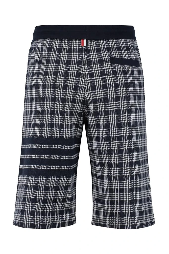 商品Thom Browne|Thom Browne Checked Cotton Shorts,价格¥3463,第2张图片详细描述