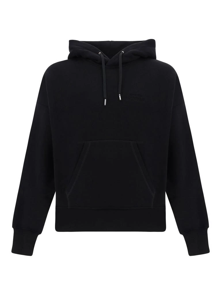 商品Alexander McQueen|Alexander McQueen Logo Embroidered Drawstring Hoodie,价格¥2819,第1张图片