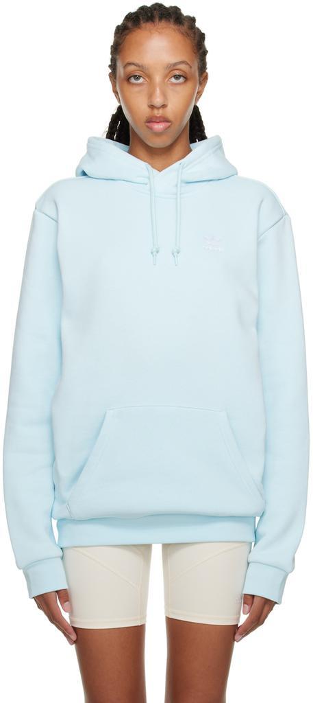 商品Adidas|Blue Adicolor Essentials Trefoil Hoodie,价格¥489,第1张图片