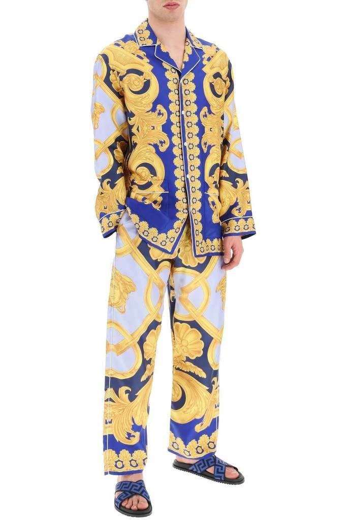 商品Versace|'BAROCCO 660' SILK PAJAMA SHIRT,价格¥3385,第2张图片详细描述