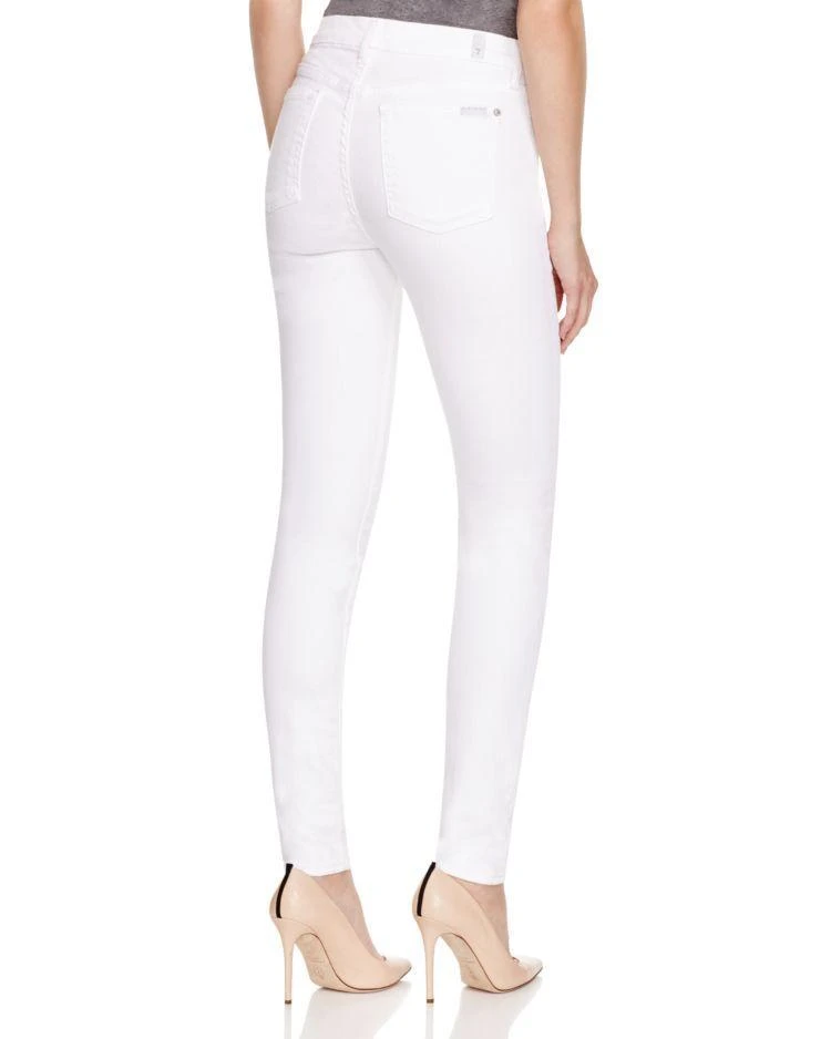 商品7 For All Mankind|Skinny Jeans in Clean White,价格¥621,第2张图片详细描述