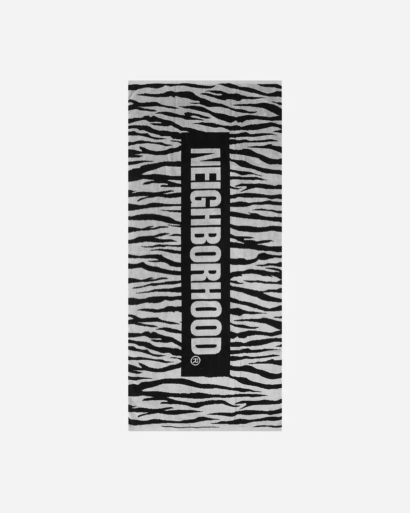 商品NEIGHBORHOOD|Tigerpattern Bath Towel Grey,价格¥224,第1张图片