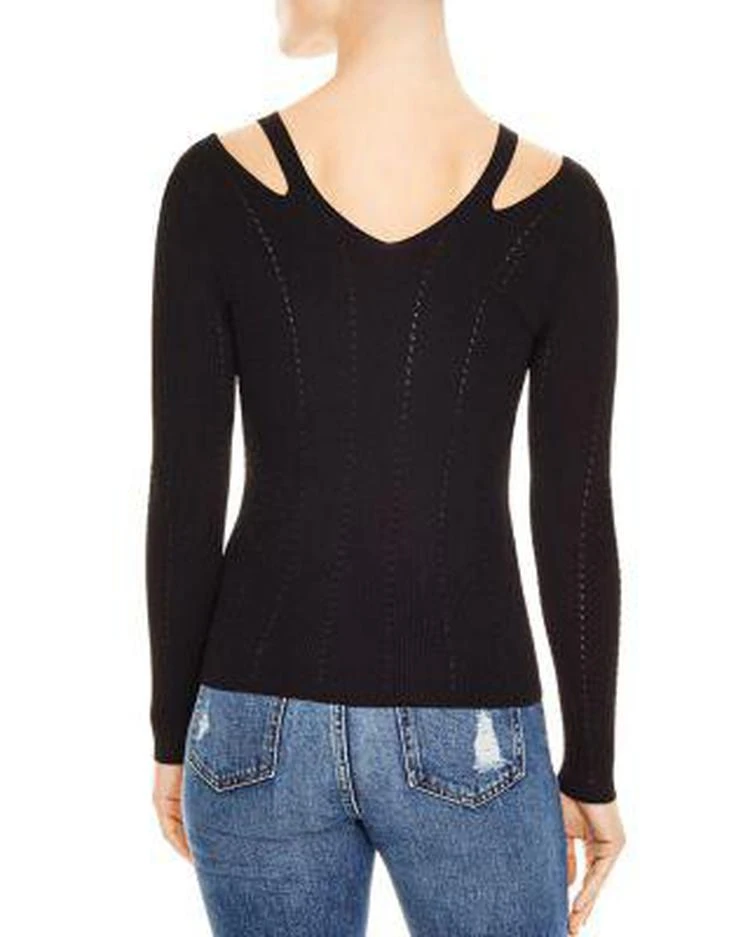 商品Sandro|Nolwene Eyelet-Detail Cutout Sweater,价格¥657,第2张图片详细描述