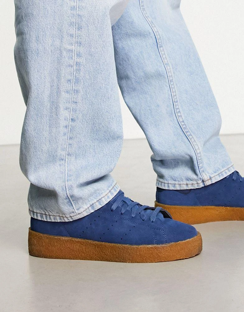 商品Adidas|adidas Originals gum sole Stan Smith Crepe trainers in blue,价格¥810,第2张图片详细描述
