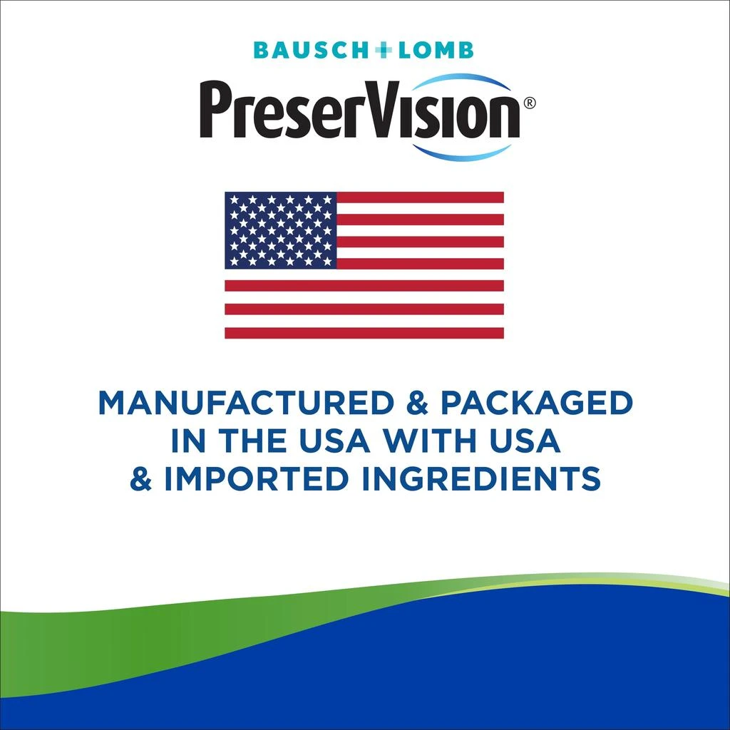 商品PreserVision|PreserVision AREDS 2 Eye Vitamins, Lutein and Zeaxanthin Supplement with Vitamin C, Vitamin E, Zinc, and Copper, 60 Softgels (Minigels),价格¥158,第4张图片详细描述