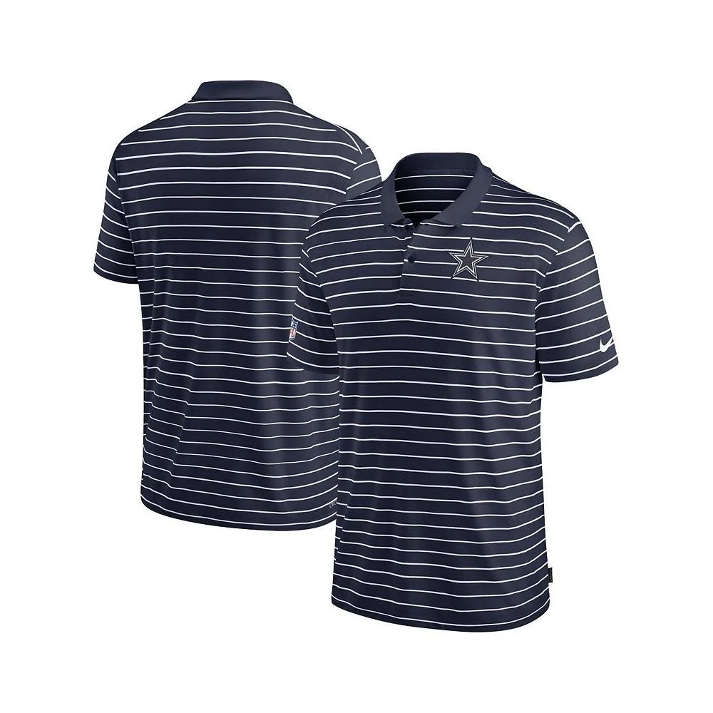 商品NIKE|Men's Navy Dallas Cowboys Sideline Lock Up Victory Performance Polo Shirt,价格¥390,第4张图片详细描述