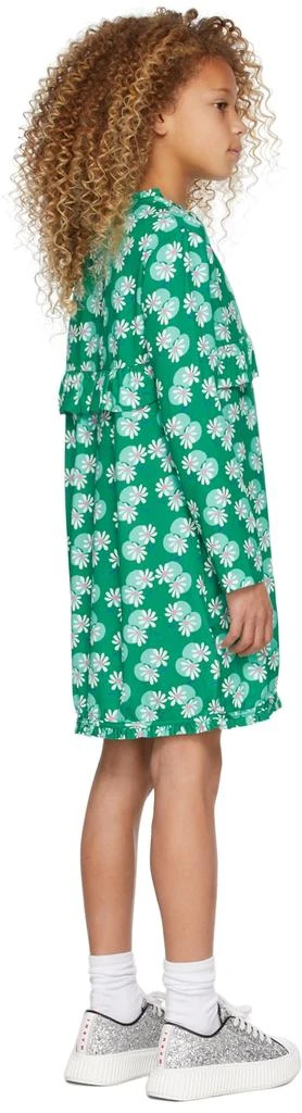 商品Marni|Kids Green Bollo Daisy Dress,价格¥522,第4张图片详细描述