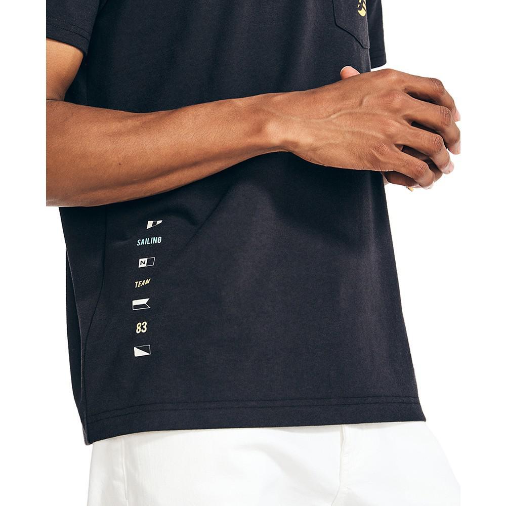 商品Nautica|Men's Sustainably Crafted Logo Pocket T-shirt,价格¥194,第5张图片详细描述