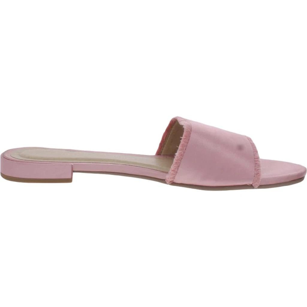 商品Chinese Laundry|Chinese Laundry Womens Pattie Satin Open Toe Flat Sandals,价格¥84,第3张图片详细描述