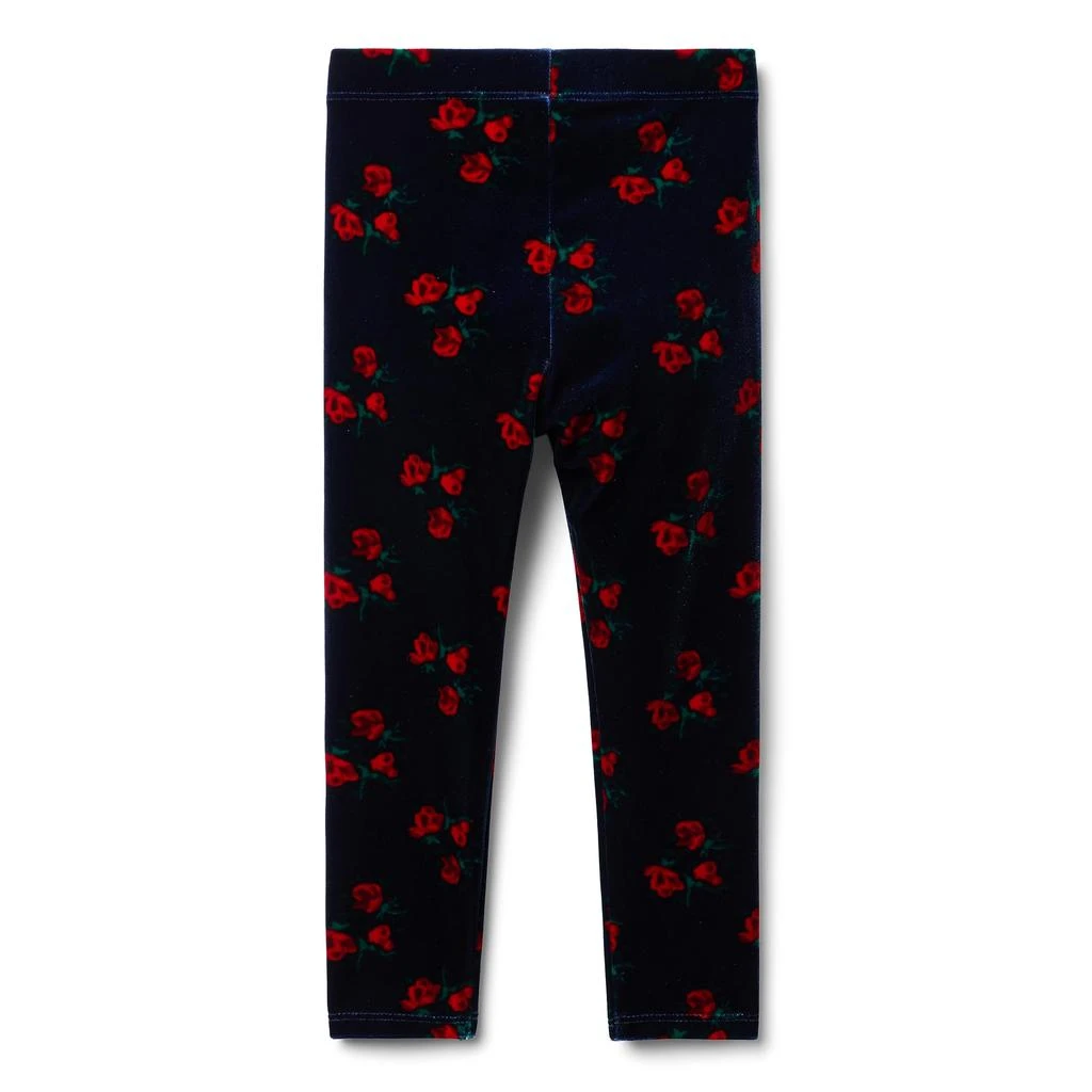 商品Janie and Jack|Flower Velour Leggings (Toddler/Little Kids/Big Kids),价格¥221,第2张图片详细描述