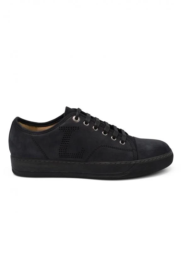 商品Lanvin|Luxury Sneakers For Men   Lanvin Dbb1 Sneakers In Blue Suede,价格¥2824,第1张图片