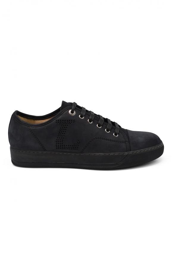 商品Lanvin|Luxury Sneakers For Men   Lanvin Dbb1 Sneakers In Blue Suede,价格¥2796,第1张图片