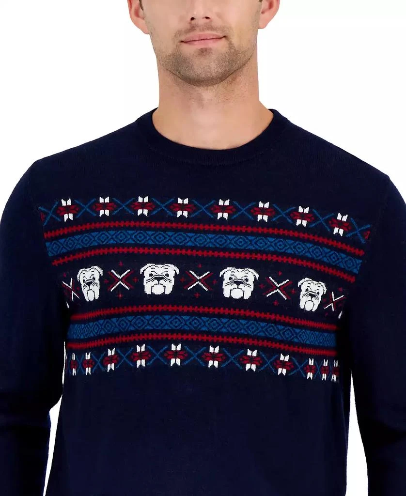 商品Club Room|Men's Bulldog Fair Isle Sweater, Created for Macy's,价格¥142,第3张图片详细描述