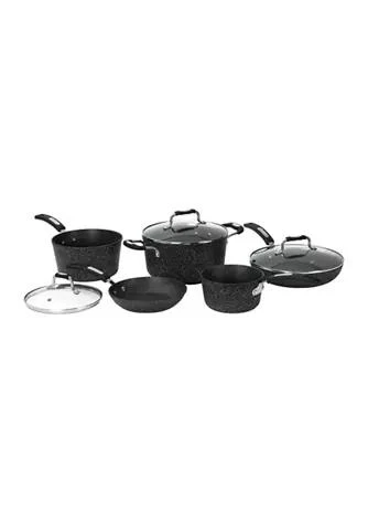 商品THE ROCK by Starfrit|8-Piece Cookware Set with Bakelite Handles,价格¥3510,第1张图片