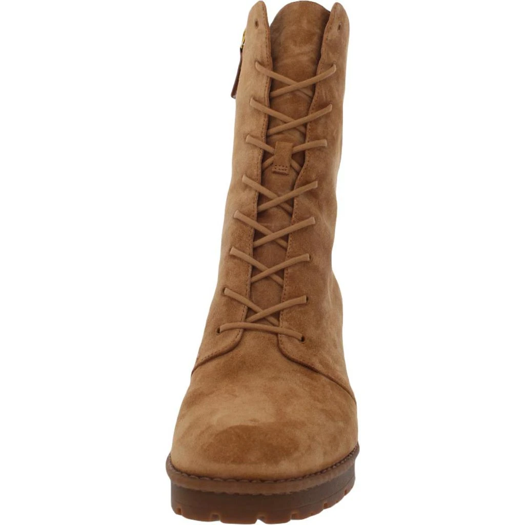 商品Vince|Vince Womens Henderson Zipper Round Toe Combat & Lace-up Boots,价格¥417,第3张图片详细描述