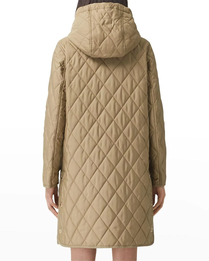 商品Burberry|Roxby Quilted Mid-Length Coat,价格¥11978,第4张图片详细描述