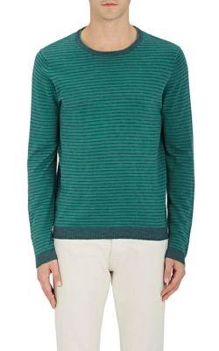 商品Barneys New York|Striped Cotton-Linen Sweater,价格¥514,第1张图片