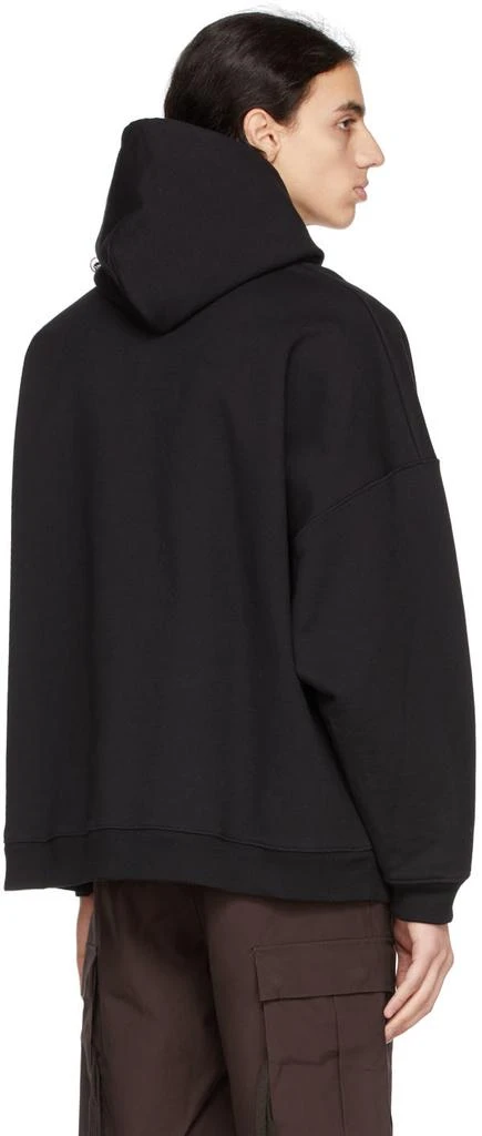 商品3MAN|Black Cotton Hoodie,价格¥556,第3张图片详细描述