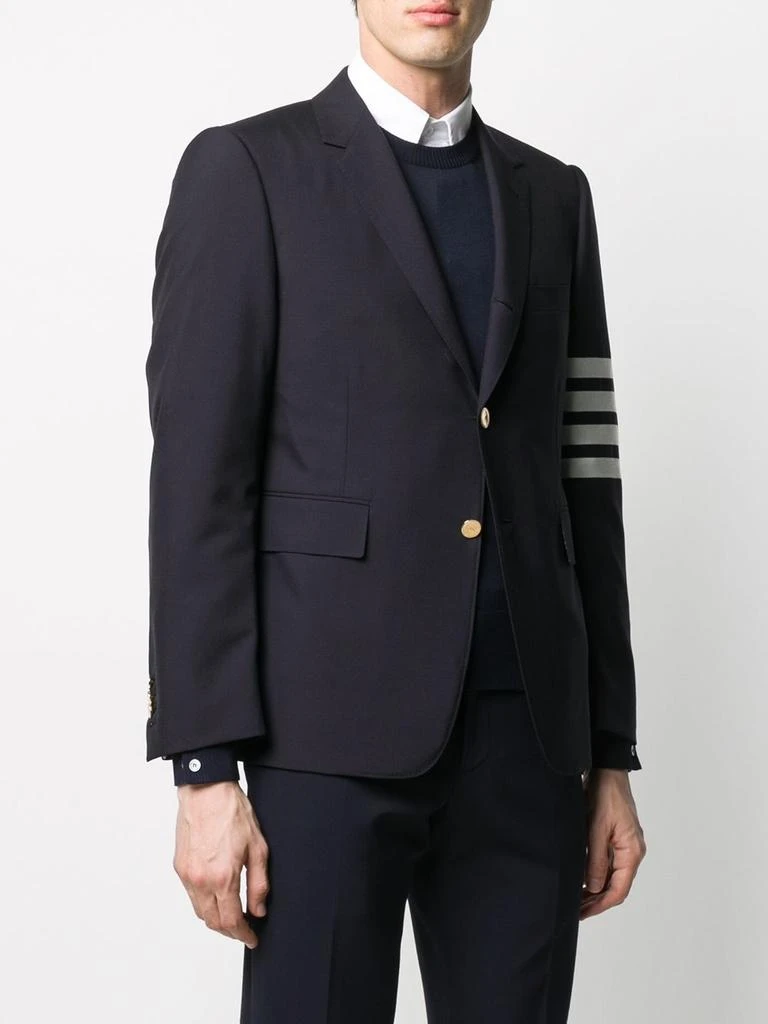 商品Thom Browne|THOM BROWNE MEN CLASSIC SPORT COAT - FIT 1 - W/ 4BAR IN PLAIN WEAVE SUITING,价格¥14617,第1张图片