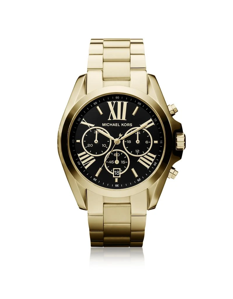商品Michael Kors|Bradshaw 金色调不锈钢女士计时码表,价格¥1790,第1张图片