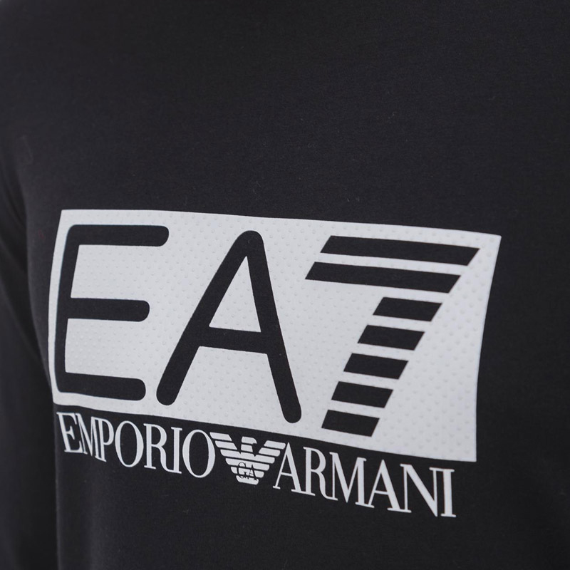 Emporio Armani 安普里奥 阿玛尼 EA7男士长袖T恤黑色 3GPT64-J03Z-1200商品第2张图片规格展示