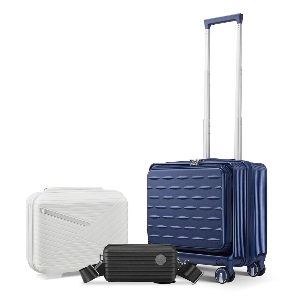 商品Streamdale Furniture|Streamdale 18" Carry On Luggage with Front Open Door &Laptop Interlayer,价格¥1019,第1张图片