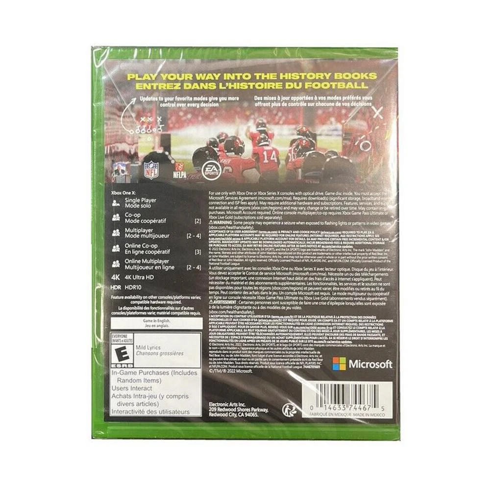 商品Electronic Arts|Madden NFL 23 - XBOX ONE,价格¥262,第2张图片详细描述