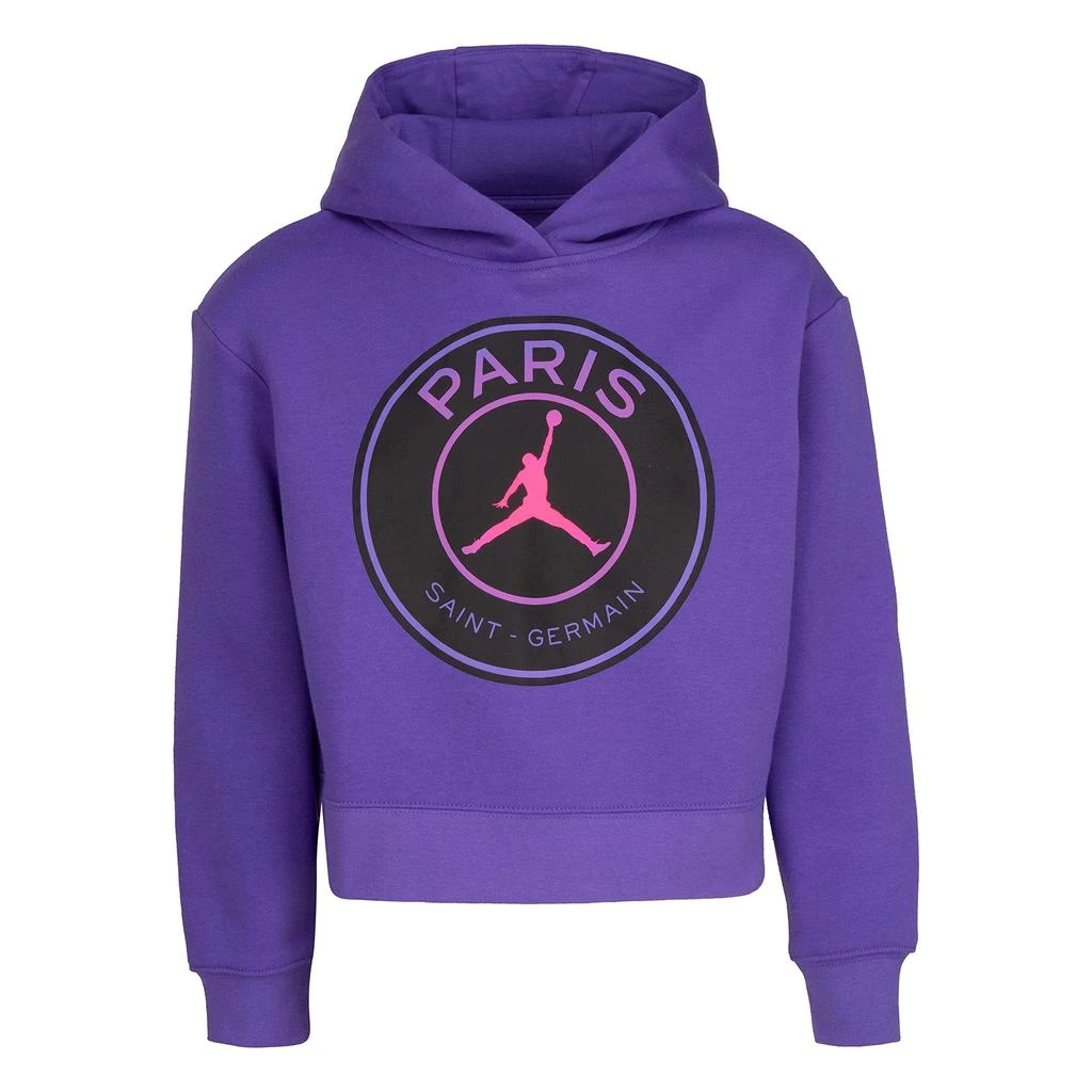 商品Jordan|PSG Fleece Pullover (Little Kids/Big Kids),价格¥447,第1张图片