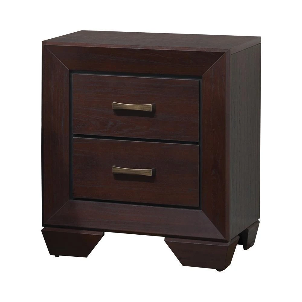 商品Coaster Co. of America|Kauffman 2-drawer Nightstand Dark Cocoa,价格¥1535,第1张图片