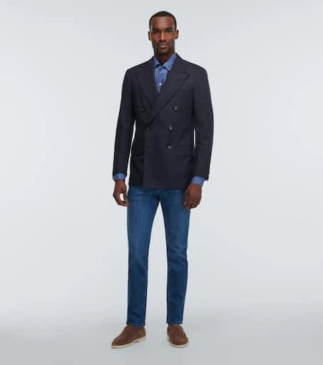 商品Loro Piana|Milano羊毛混纺西装式外套,价格¥37022,第2张图片详细描述