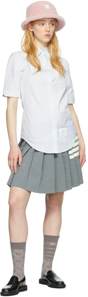 商品Thom Browne|灰色府绸衬衫,价格¥2665,第4张图片详细描述