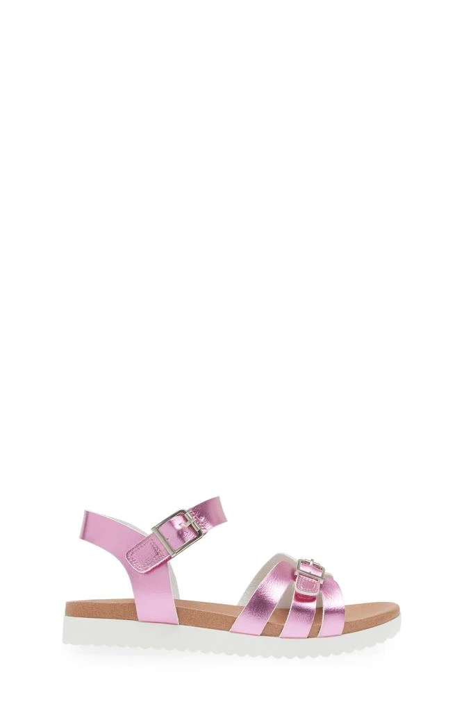 商品Nina|Kids' Lacey Metallic Strappy Sandal,价格¥114,第3张图片详细描述