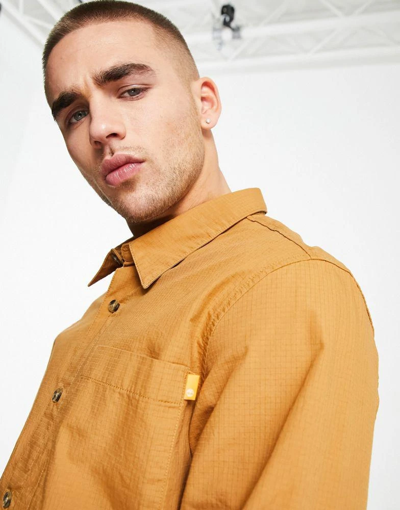 商品Timberland|Timberland Outdoor Heritage plaid shirt in brown ,价格¥416,第3张图片详细描述