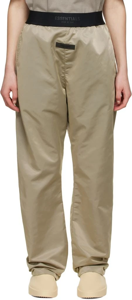 商品Essentials|Tan Nylon Trousers,价格¥286,第1张图片