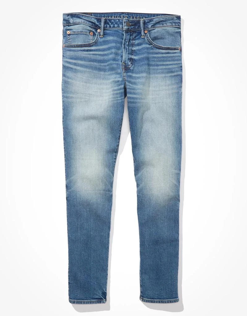 商品AE|AE Real Good Upcycled AirFlex+ Athletic Fit Jean,价格¥154,第4张图片详细描述