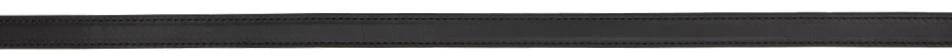 商品Alexander McQueen|Black Long Thin Molten Belt,价格¥2684,第2张图片详细描述