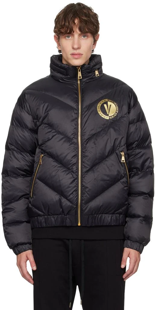 商品Versace|Black Quilted Jacket,价格¥3841,第1张图片