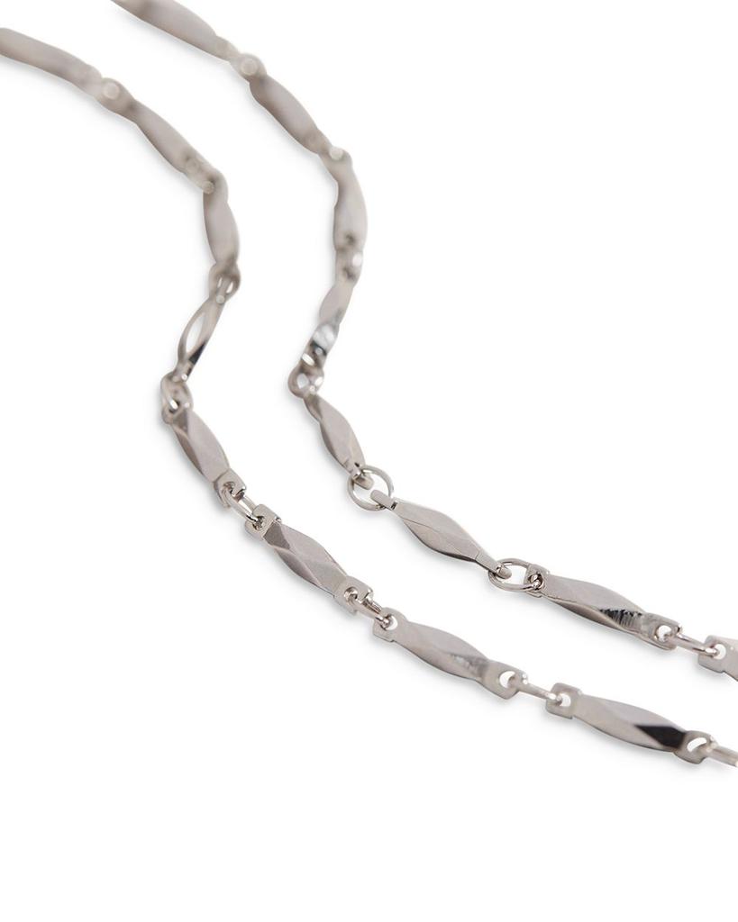 Sparkia Sparkle Chain Long Wrap Necklace in Silver Tone, 48"-50"商品第2张图片规格展示