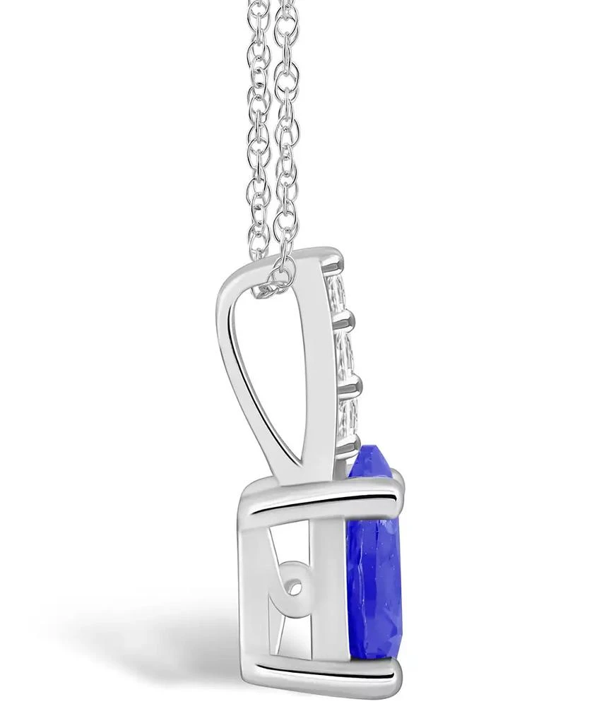 商品Macy's|Tanzanite (7/8 Ct. t.w.) and Diamond Accent Pendant Necklace,价格¥8036,第3张图片详细描述
