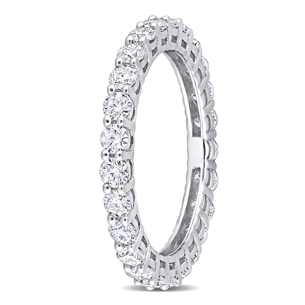 商品Mimi & Max|1 1/2ct DEW Created Moissanite Eternity Ring in 10k White Gold,价格¥2674,第3张图片详细描述