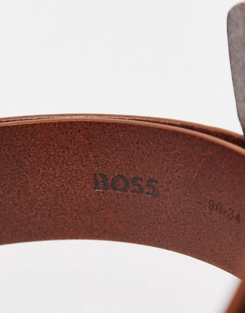 商品Hugo Boss|BOSS Orange Connio belt in brown core,价格¥526,第4张图片详细描述