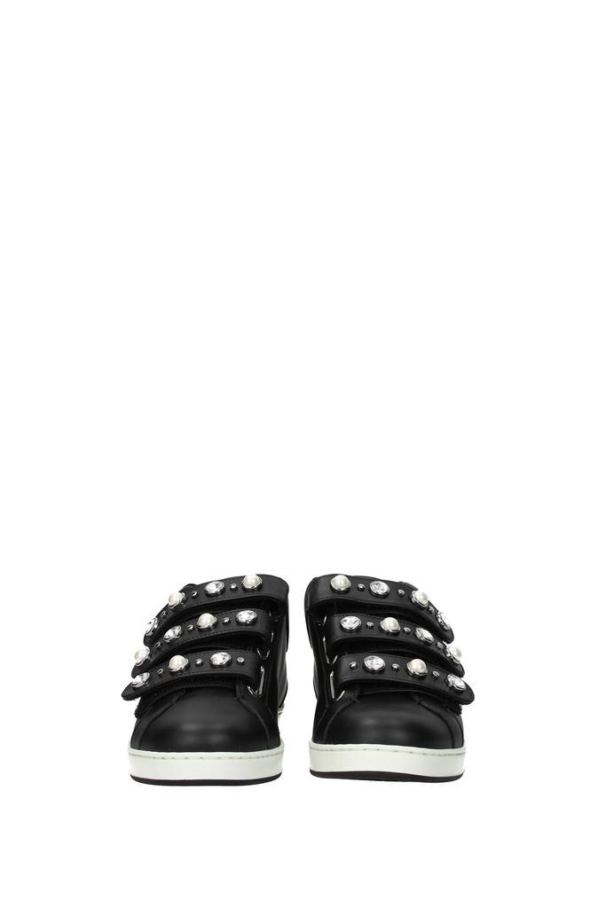 商品Jimmy Choo|Sneakers Leather Black,价格¥2280,第5张图片详细描述