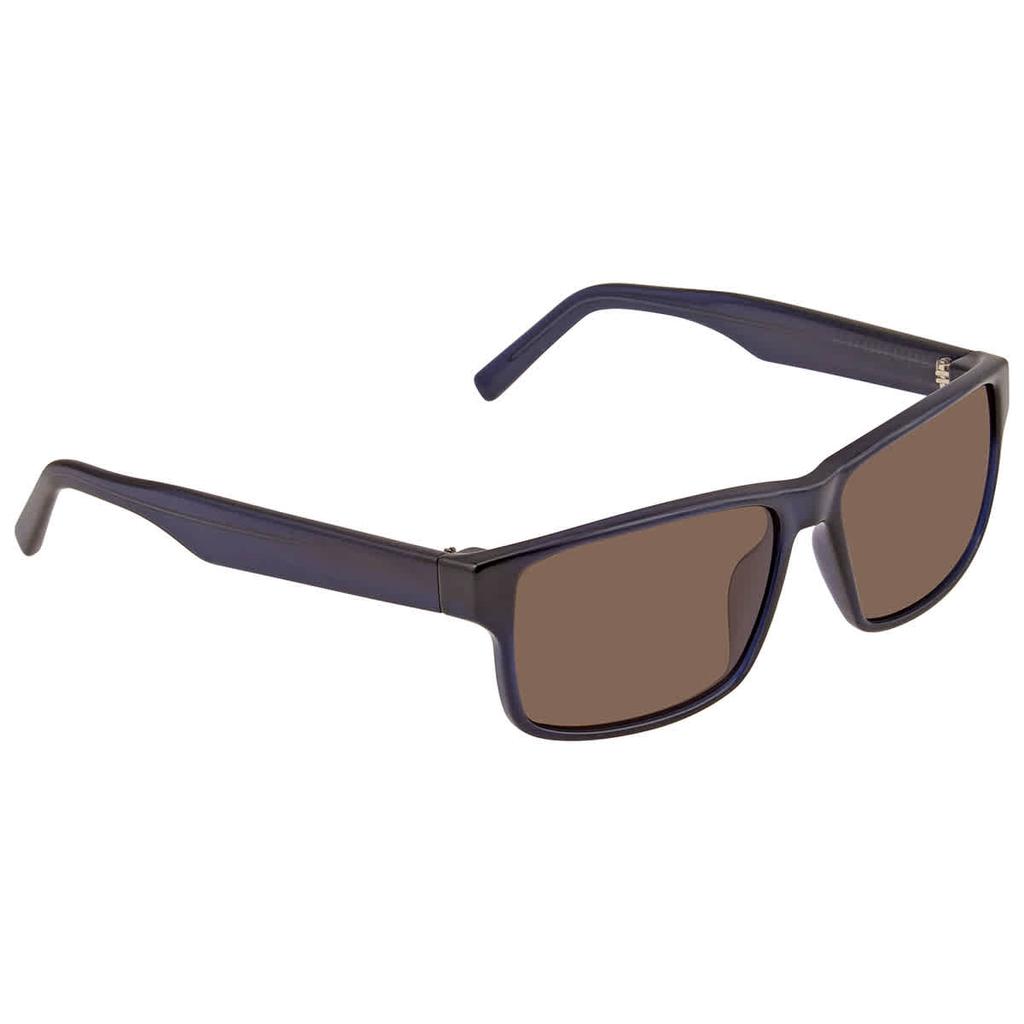 Ferragamo Light Brown Rectangular Unisex Sunglasses SF960S 414 58商品第1张图片规格展示