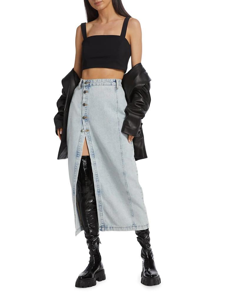 商品Ksubi|Jordan Denim Midi Skirt,价格¥1072,第4张图片详细描述