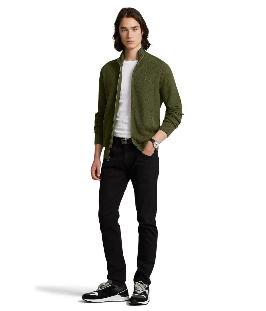 商品Ralph Lauren|Mesh-Knit Cotton Full Zip Sweater,价格¥1185,第4张图片详细描述