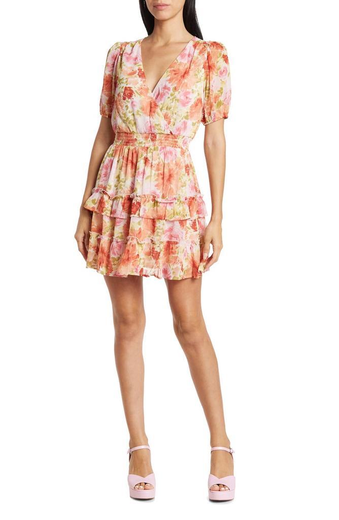 商品Lush|Flutter Sleeve Tiered Ruffle Dress,价格¥298,第1张图片