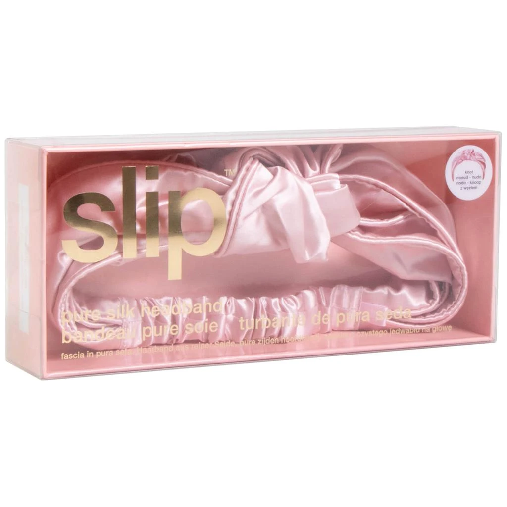 商品Slip|Slip Silk Knot Headband - Pink,价格¥561,第2张图片详细描述